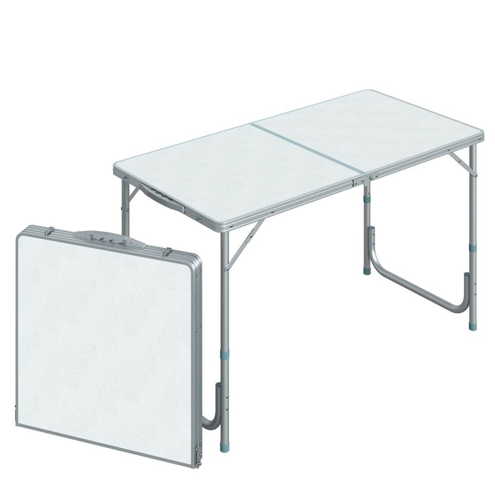 Foldable Utility Table 47in Lightweight Travel Friendly 9.5lbs