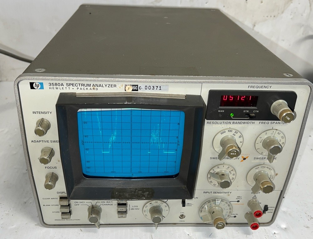 HP 3580A SPECTRUM ANALYZER TESTED WORKS 30 DAY RETURNS