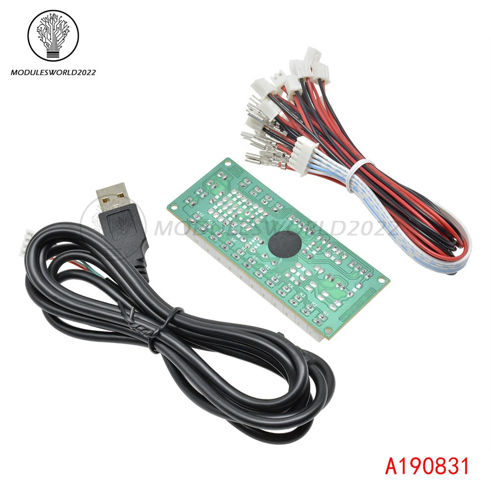 Zero Delay Arcade USB Encoder PC to Joystick Button For MAME Fight Stick Control