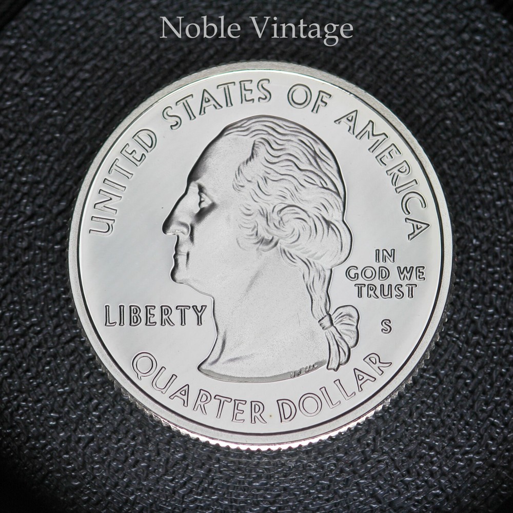 2003 S Proof Maine State Quarter - From a Clad Proof Set