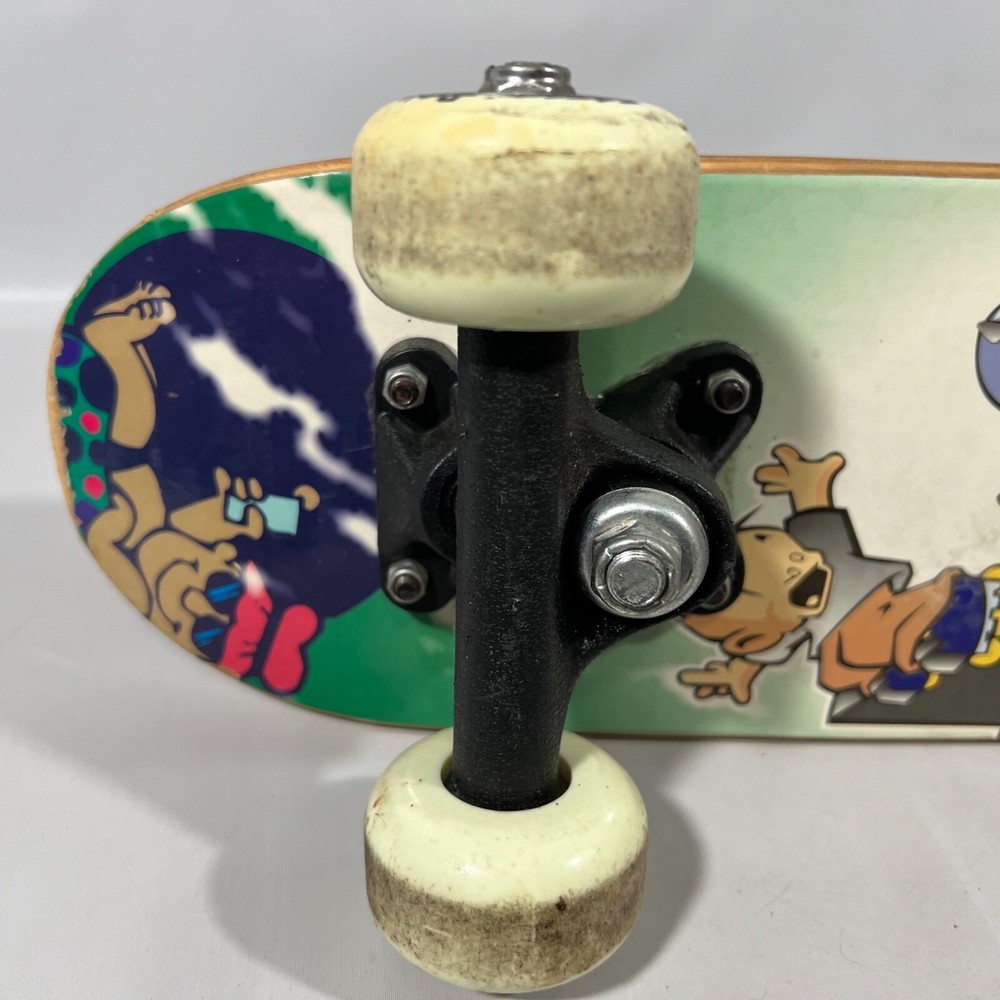 Vintage Street Rollers Mini Skateboard Complete Wheels Graphic 17x5