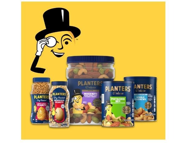 PLANTERS Lightly Salted Mix Nuts, Party Snacks, Plant-Based Protein, 10 Oz Can
