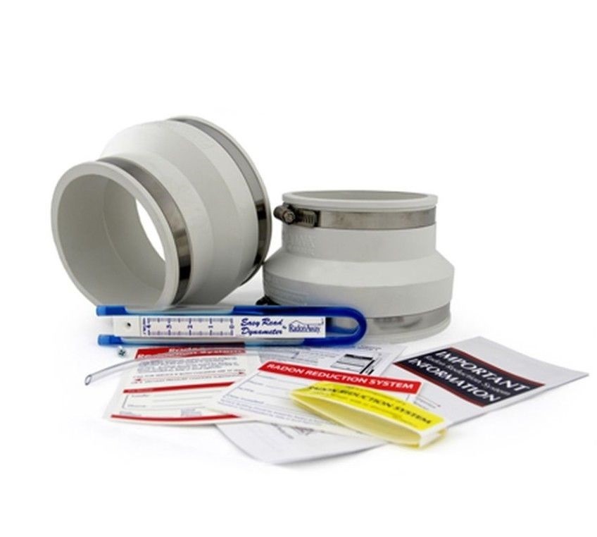 RadonAway RP265 Radon Fan & Install Kit with Dynameter