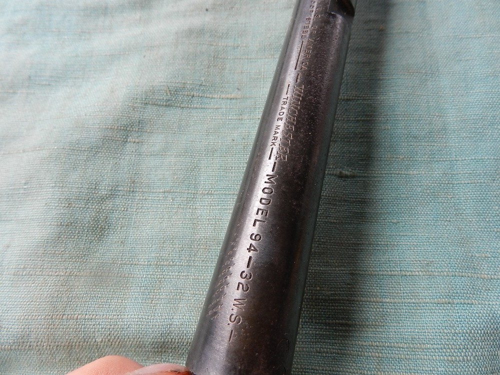 Winchester model 94 in .32 WS caliber barrel