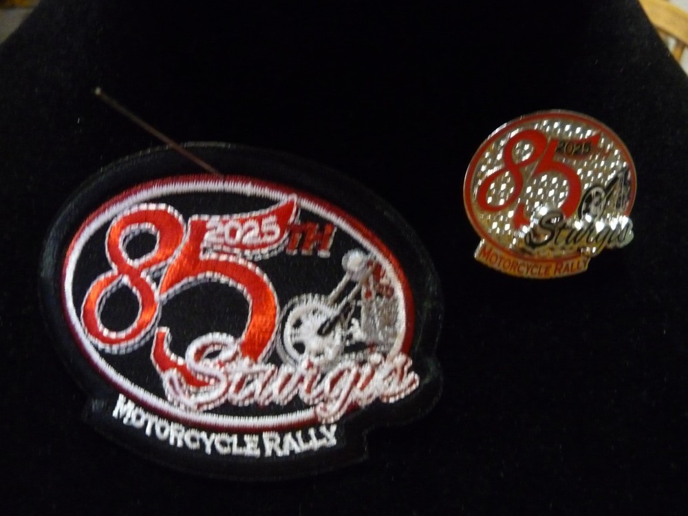 2025 Sturgis Rally Pin & Patch 85th