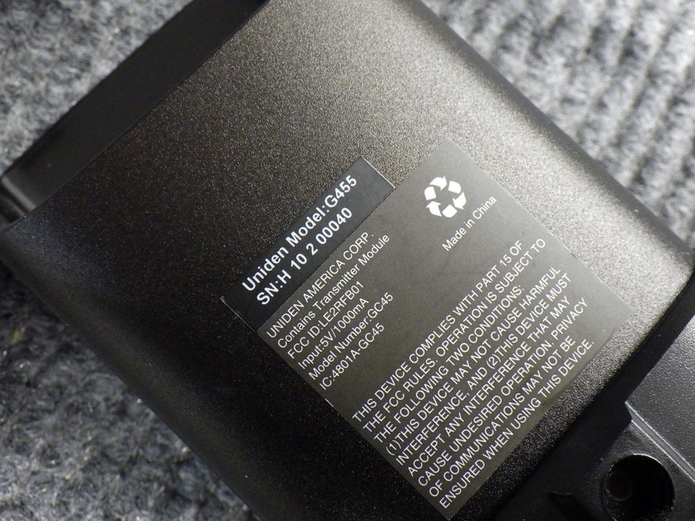 Uniden G455 + Replacement 7" LCD Screen