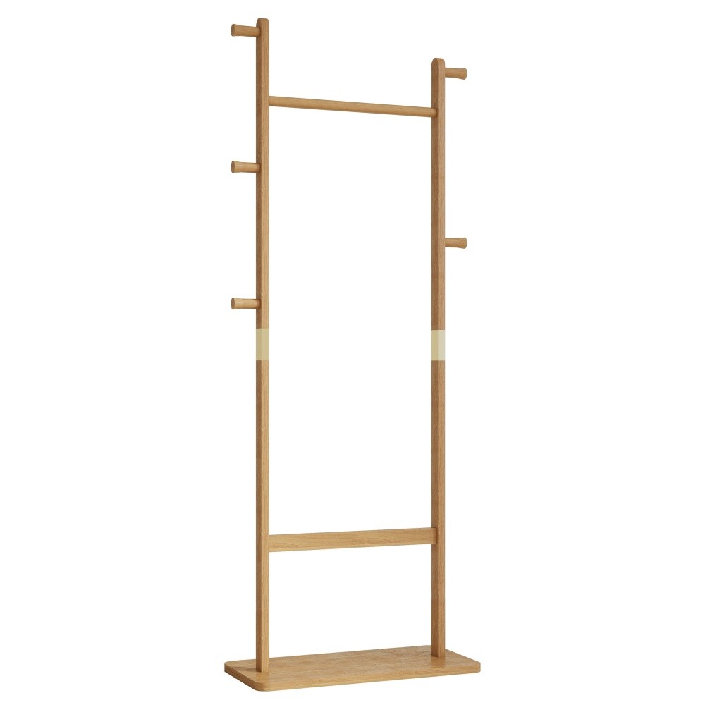 71" Coat Racks solid wood hanger Solid environmental protection easy to assemble