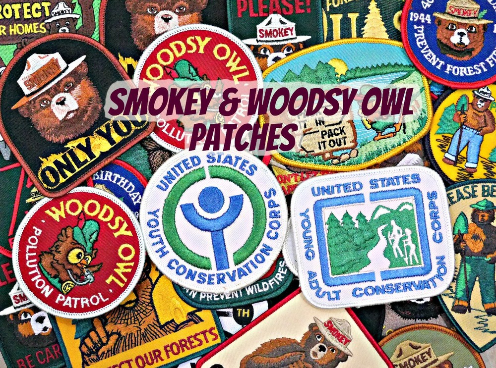 ⫸ SMOKEY BEAR "PLEASE BE CAREFUL" OFFICIAL USFS Embroidered Patch Firefighters