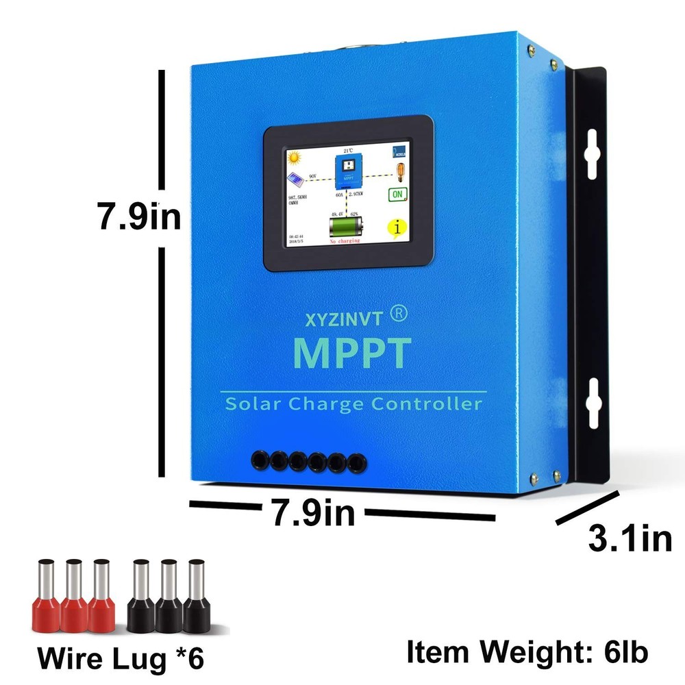 MPPT Solar Charge Controller 40A 170V Input Volt PV Solar Panel Controller