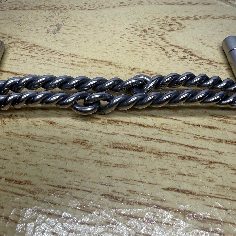 Double Twisted WireBig Dee Ring Snaffle Bit 5" Mouthpiece Coronet