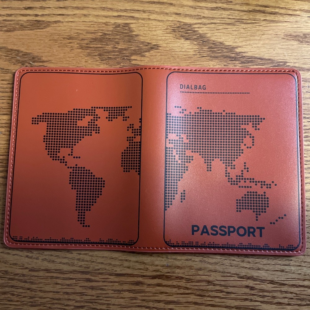 Dialbag Passport Holder Leatherette NWT