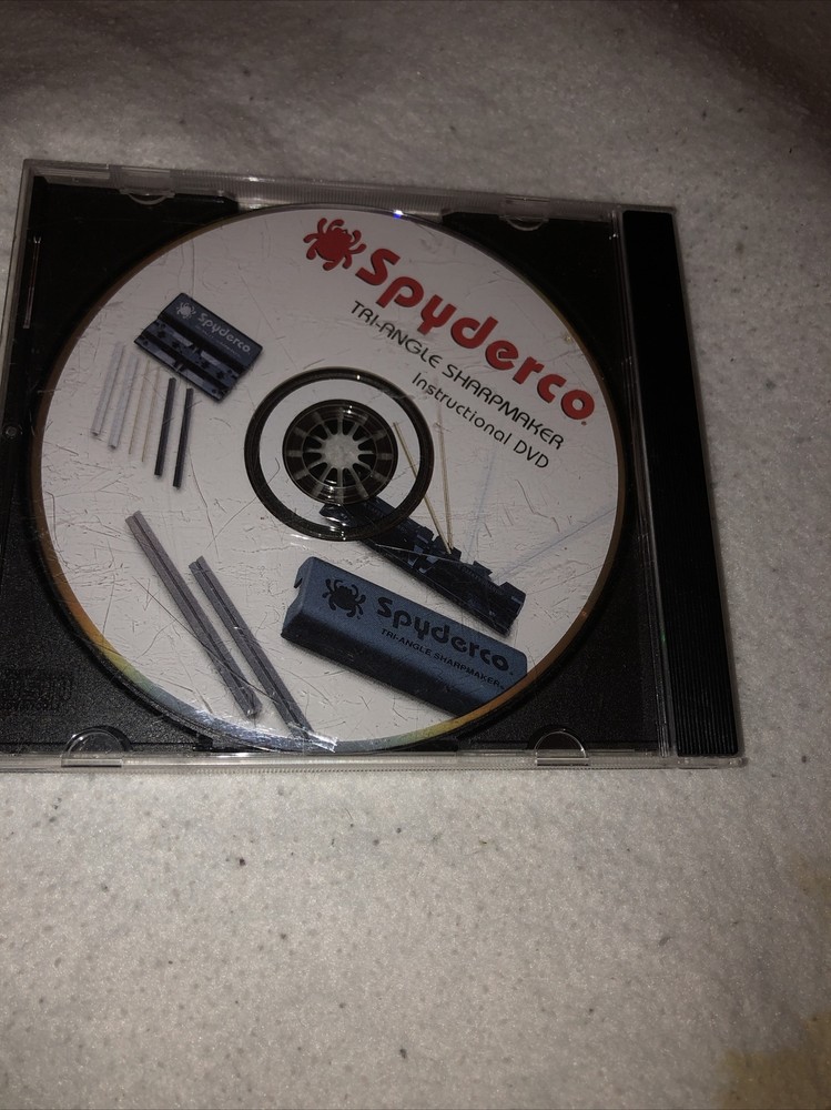 Spyderco DVD Instructions for Tri-Angle Sharpmaker 204DVD