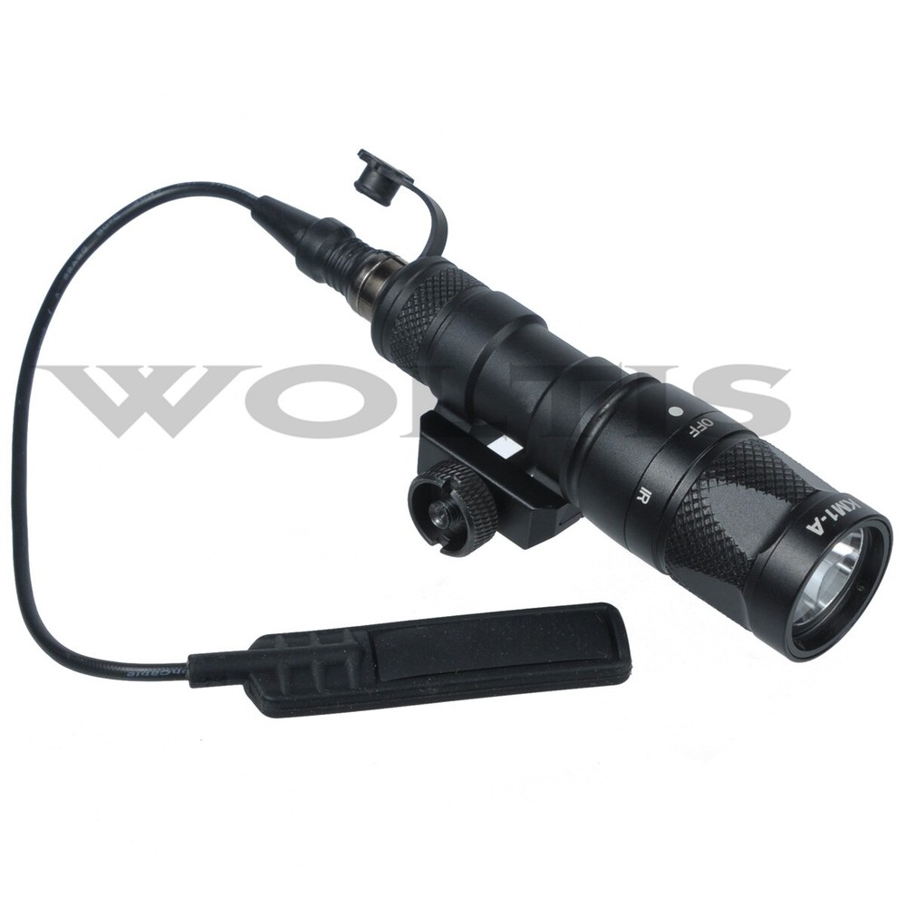 Flashlight with Tail Switch for M300V-IR 400 Lumen forAirsoft Light, IR Light US