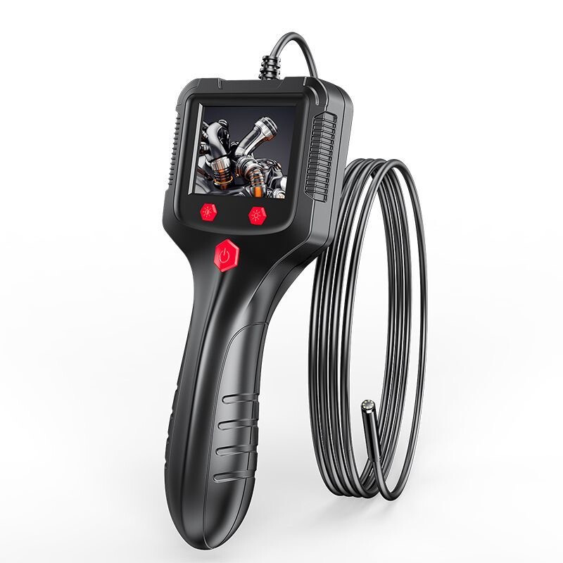 8LED Handheld Industrial Endoscope 8mm Borescope Inspection Snake Camera - 2m