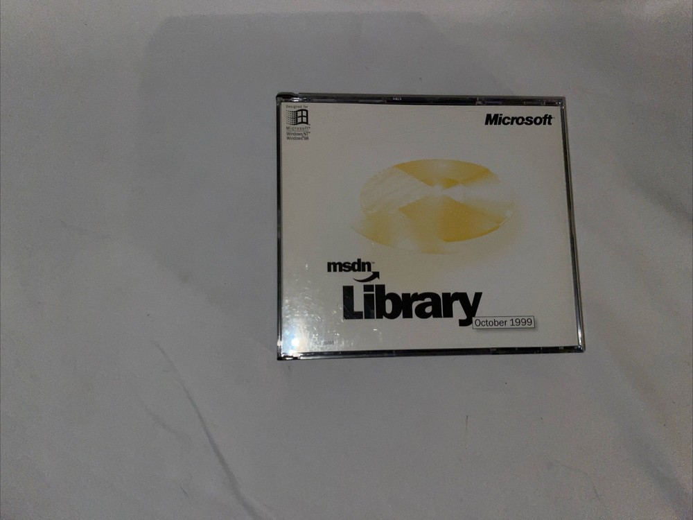 Microsoft msdn Library October 1999 ~ CD-ROM 3 Disc For Windows 98 NT