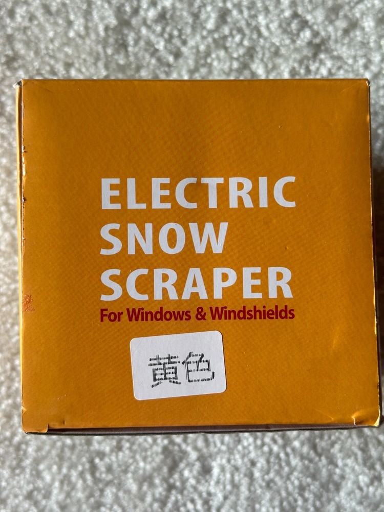 Electric Snow Scraper For Windows and Windshields / Rechargeable