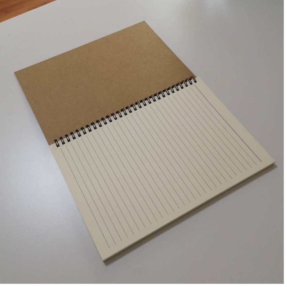 B5 Kraft Cover Squared Notebook