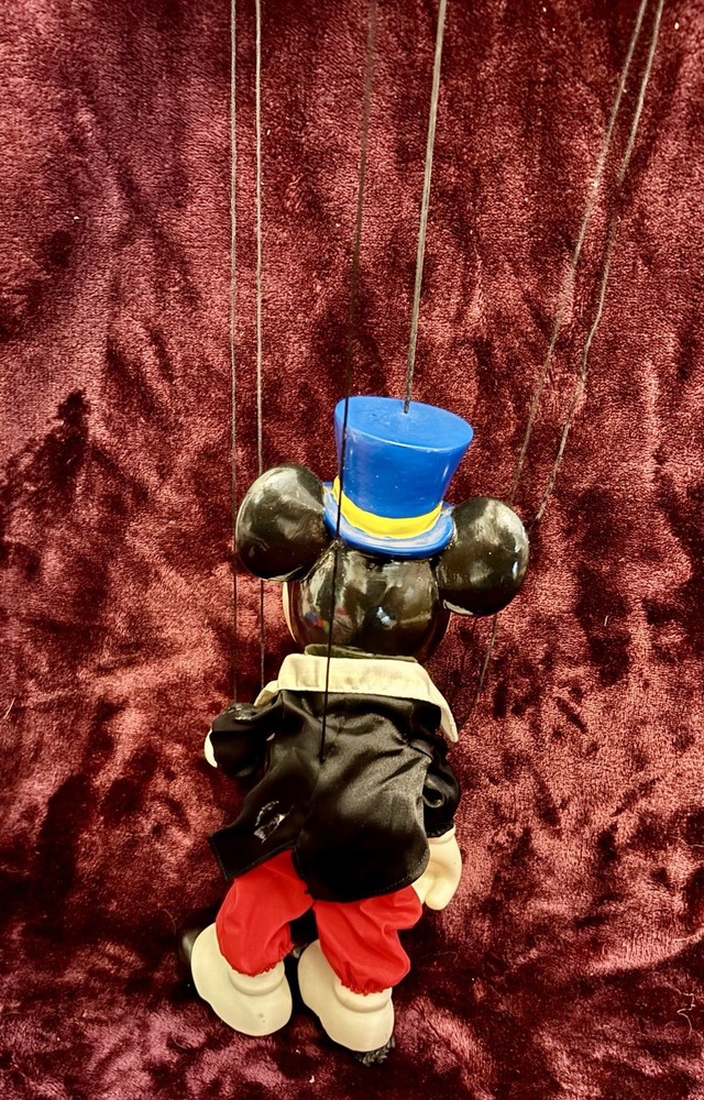 Vintage Disney Mickey Mouse String Puppet (Marioette)