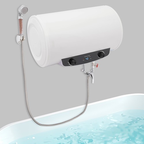 1500W Instant Electric Hot Water Heater Tankless Bathroom Shower Whole House