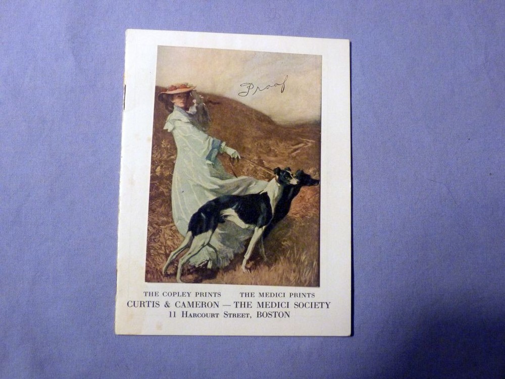 Copley Prints, Color Prints & Etchings Catalog 1915 paperback