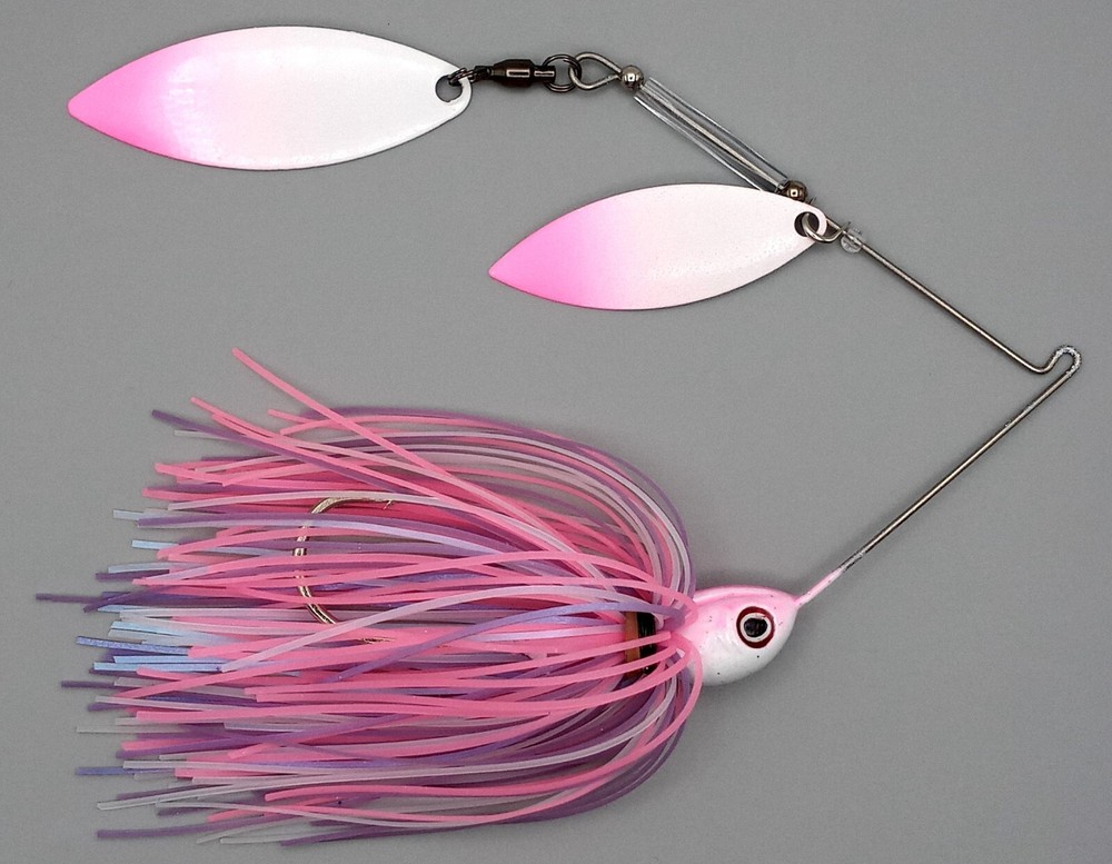 Custom Spinnerbait ~ Morning Dawn ~ 3/8 oz Double Willow