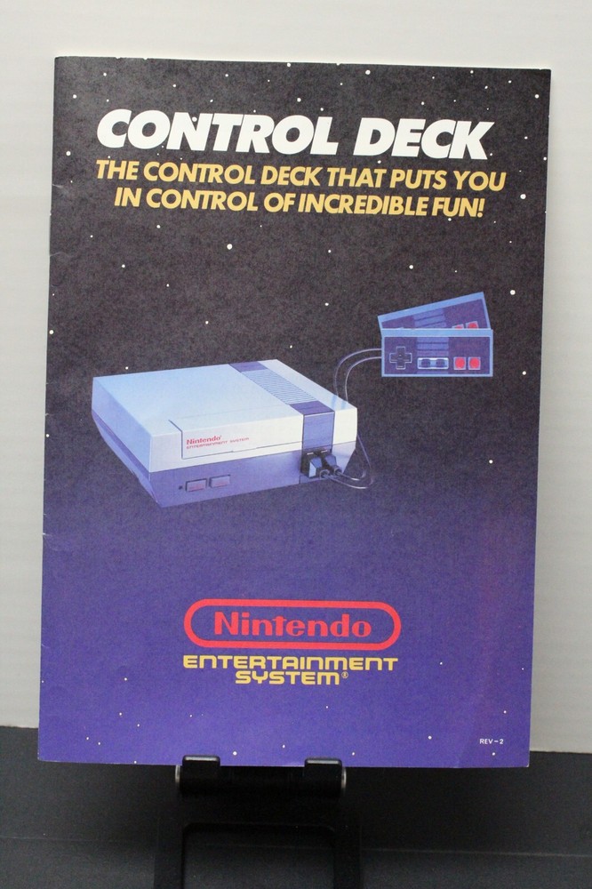Vintage Nintendo Enertainment System Instructional Manual