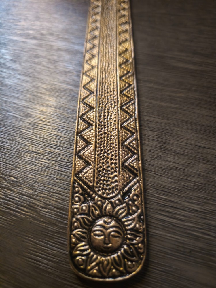 Incense Holder Sun - Bronze Color