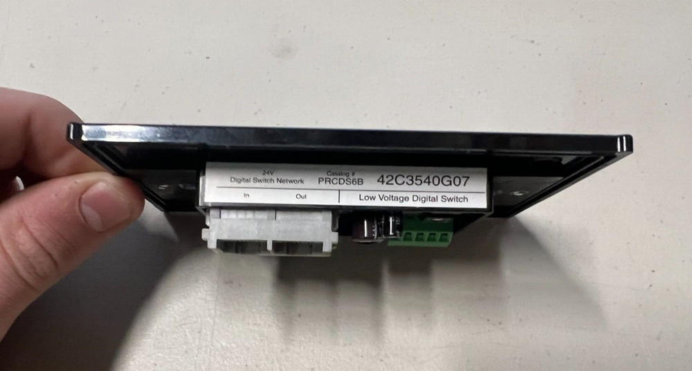 Eaton Cooper PRCDS6B PRC Digital Network Switch 6-button (Black) Used