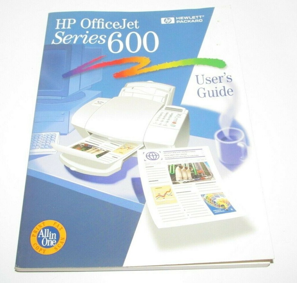 HP OfficeJet Series 600 User’s Guide Office Jet HP Hewlett Packard Printer Fax