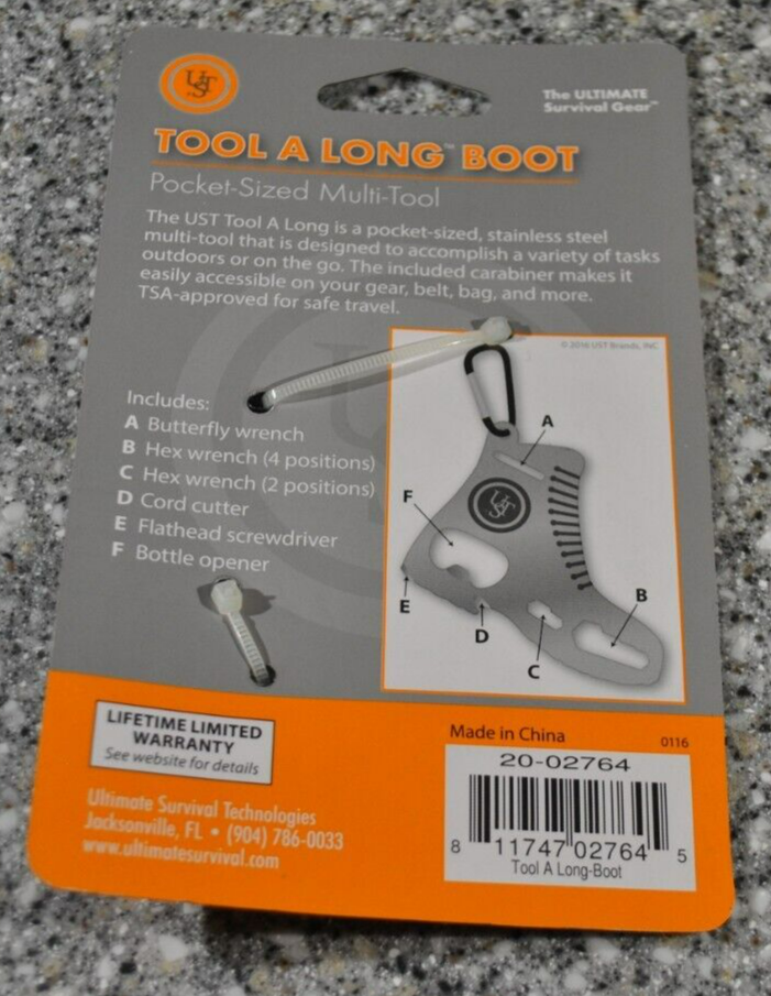 UST Tool A Long Multi-Tool, BOOT, NEW, FAST SHIP