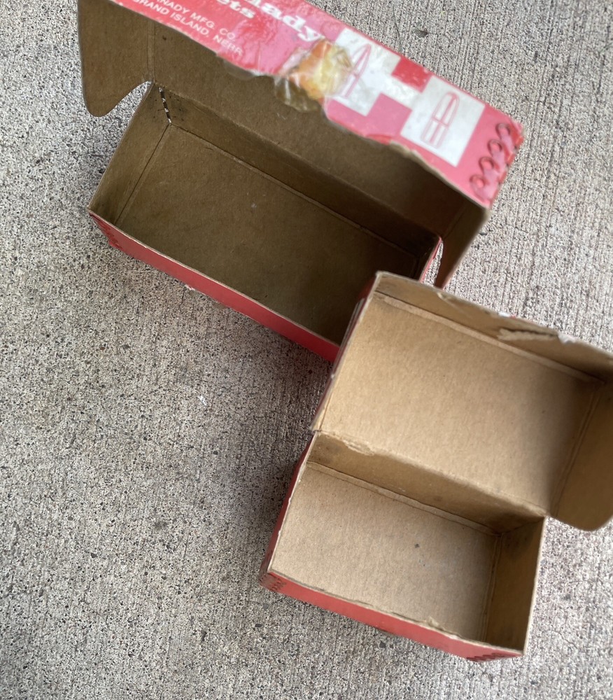 Vintage Hornady EMPTY Ammo Bullet Box - x2