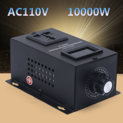 10000W Variable Voltage Regulator Dimmer Motor Speed Controller AC 110V SCR New