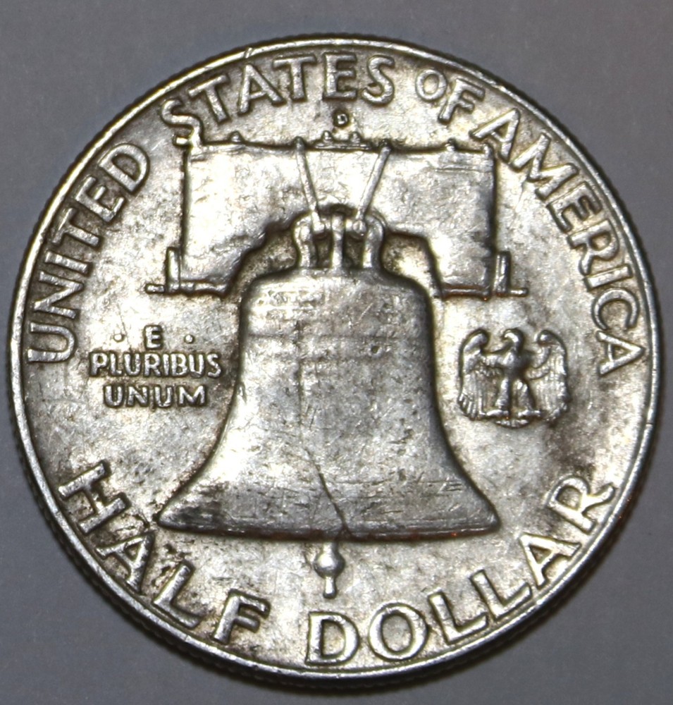 1962-D Franklin Half Dollar - Extra Fine - #2136EB