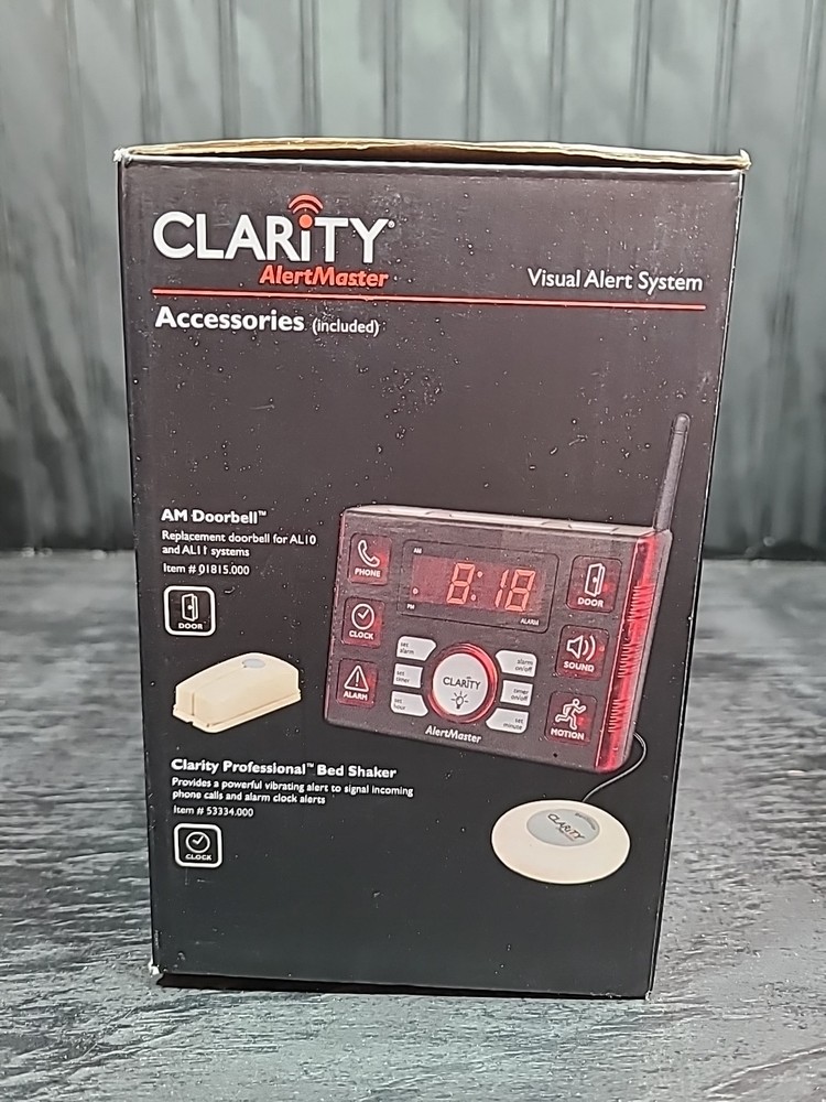Clarity AlertMaster Visual Alert AL10 Base System AL12 Remote Receiver