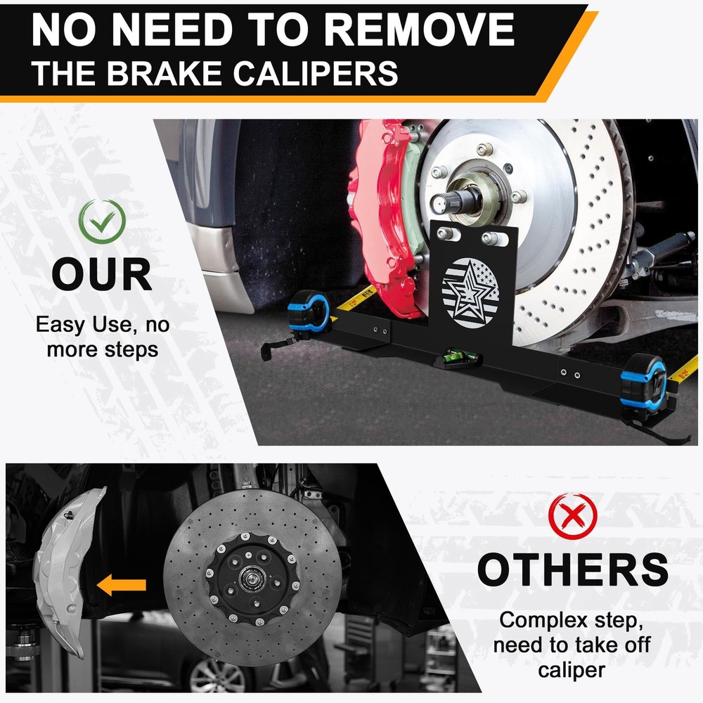 Wheel Alignment Tool with Imperial Tape Measure, Upgraded Automotiv... Fast Ship