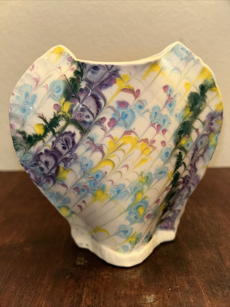 Studio Pottery Abstract Vase Ceramic Signed Lucinda
