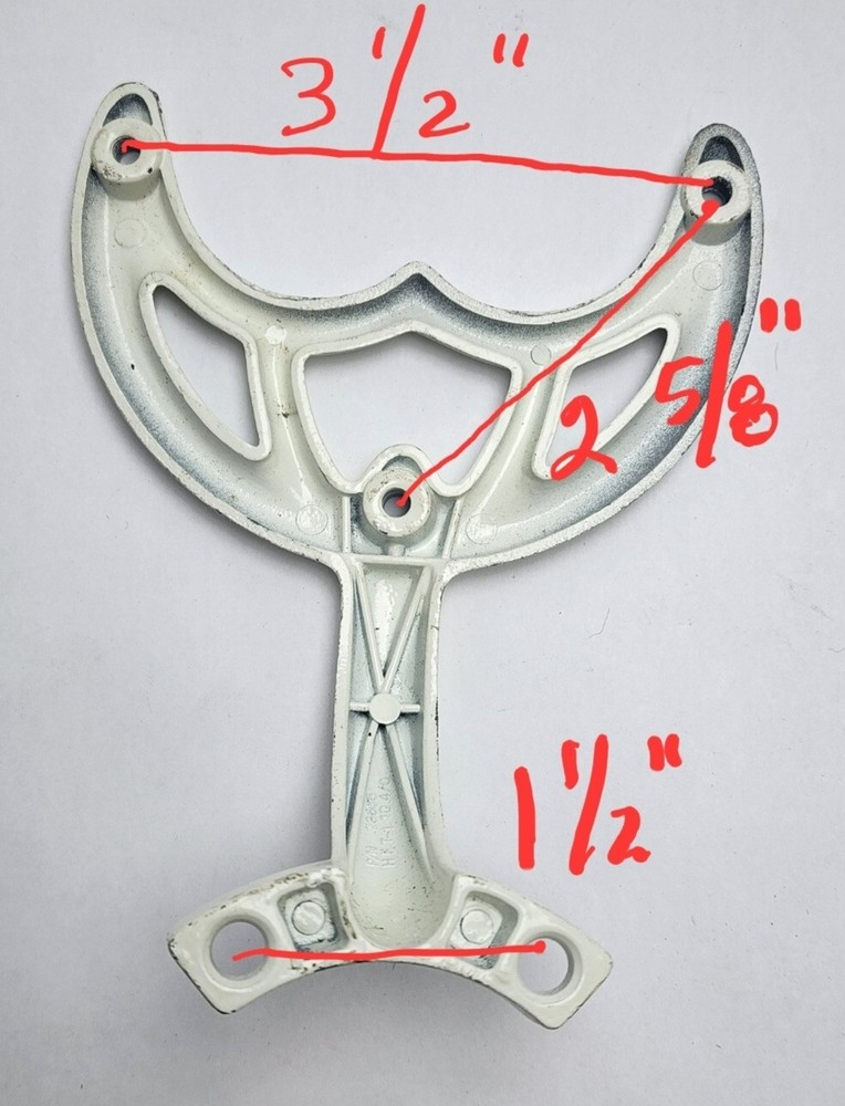 36" Hunter ceiling fan blade irons bracket oil bath Model 73665 white