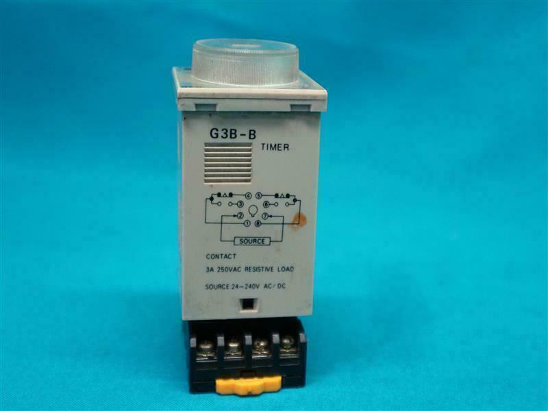 Gravity G3B-B G3BB Timer 24-240V AC/DC w/ Socket