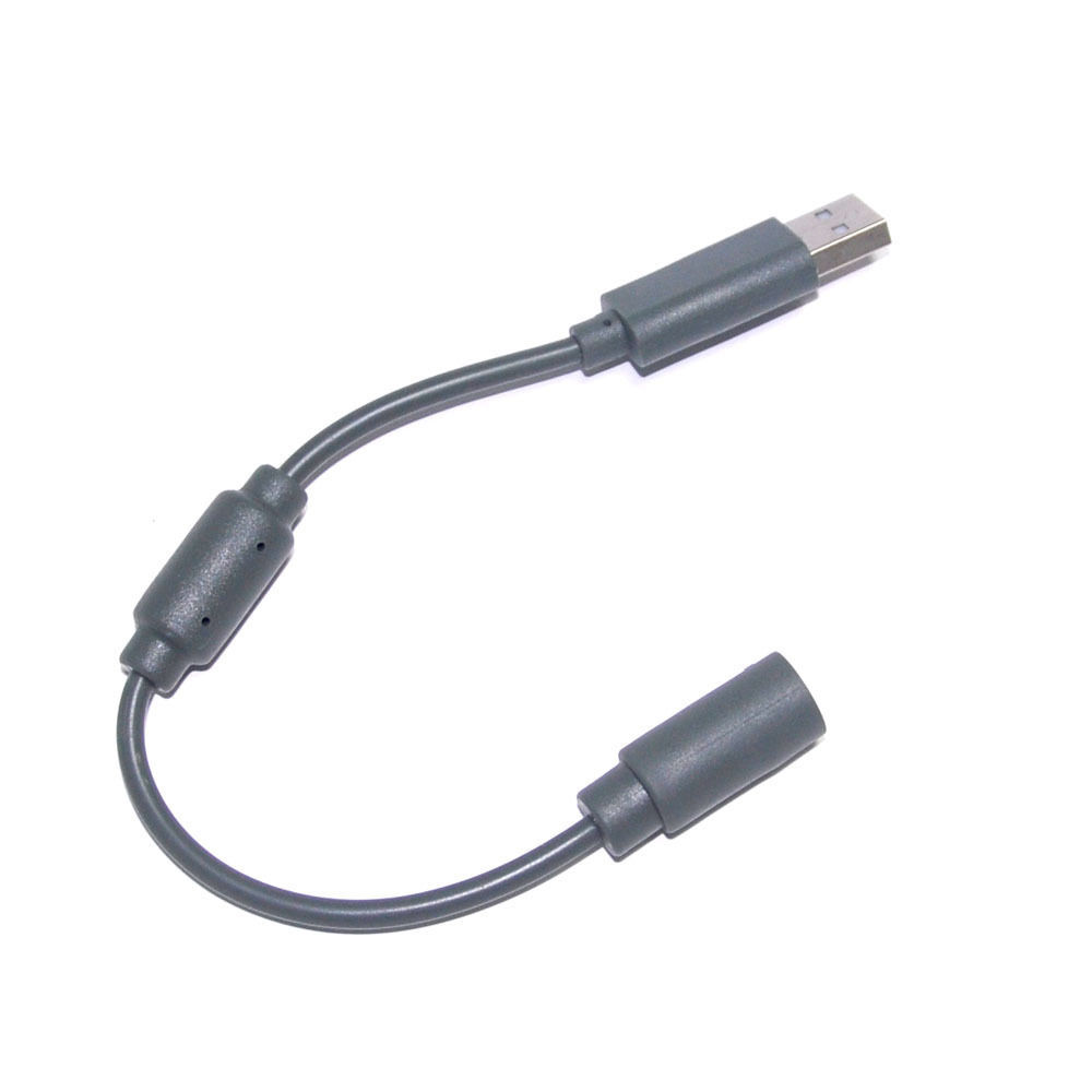 USB Breakaway Dongle Cable Cord Adapter For Xbox 360 PC Wired Controller