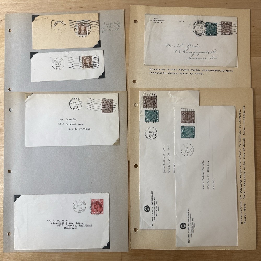 Incredible Canada Postage Due Cover Collection + Embargo, Excise, Rate Increases