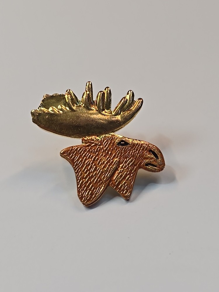 Moose Head Lapel Pin