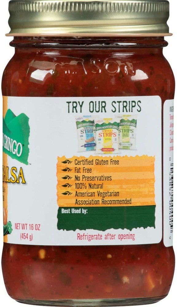 Green Mountain Gringo Medium Salsa (Pack of 3)