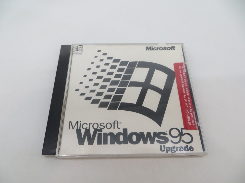 Microsoft Windows 95 Upgrade CD-ROM Disk 1995 Computer Disc #3880