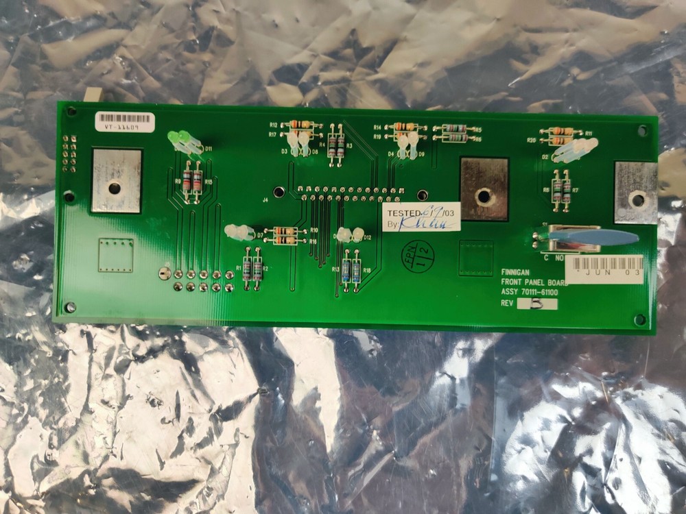 Thermo TSQ Quantum Vantage MS Front Panel PCB 70111-61100 Tested
