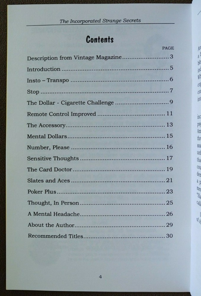 The Incorporated Strange Secrets by Annemann