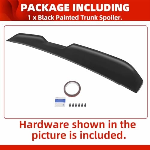 Rear Trunk Spoiler Wing Compatible with 2008-2017 Dodge Challenger Coupe SRT