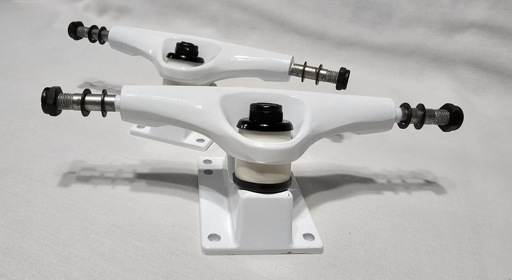 White Skateboard Trucks Unbranded