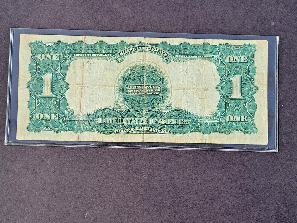 1899 $1 Silver Certificate Dollar **Rare** Black Eagle Large Size Note