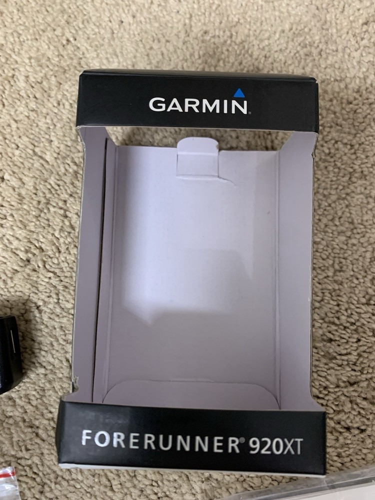 GARMIN FORERUNNER 920XT Red/White GPS Multisport Watch With Box