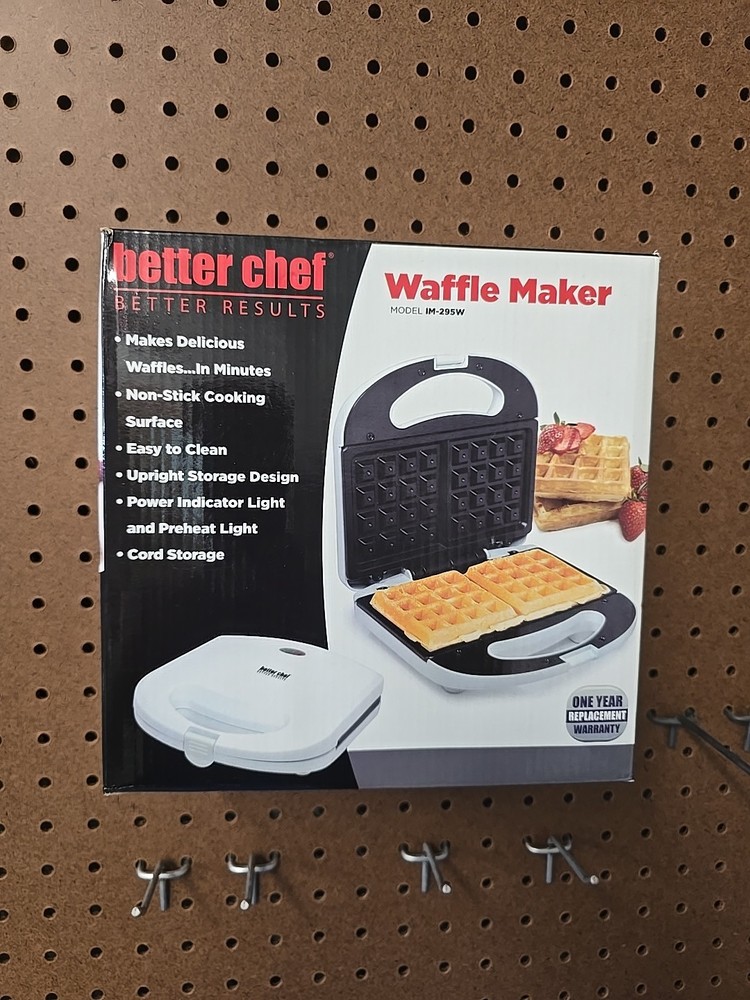 Better Chef Im-295W Waffle Maker White